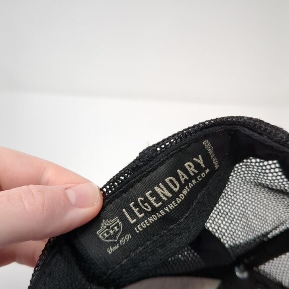 Banbury Golf Course Snapback Trucker Hat Red One Size Mesh Back Legendary - Picture 9 of 9